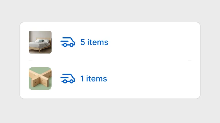 Split shipments